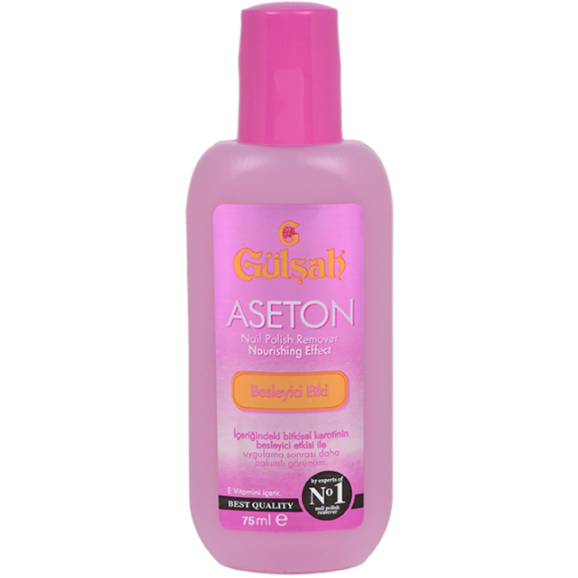 Gülşah Nail Polish Remover - Besleyici Etki Aseton 75ml - 1