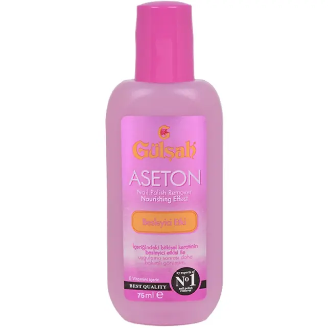 Gülşah Nail Polish Remover - Besleyici Etki Aseton 75ml - 1