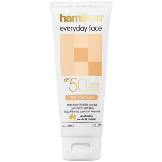 Hamilton Everyday Face Cream SPF50+ Koruyucu Yüz Kremi 75g - 1