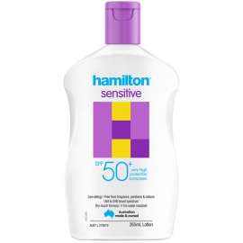 Hamilton Sensitive Lotion SPF50+ Hassas Ciltler için Güneş Losyonu 265ml - Hamilton