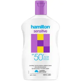 Hamilton Sensitive Lotion SPF50+ Hassas Ciltler için Güneş Losyonu 265ml - 1