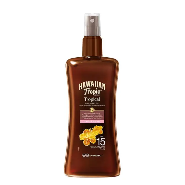 Hawaiian Tropic Tanning Oil SPF 15 - Bronzlaştırıcı Güneş Yağı 200ml - 1