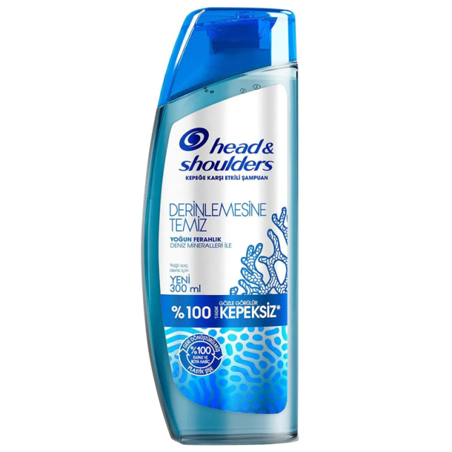 Head & Shoulders Derinlemesine Temiz - Yoğun Ferahlık Saç Şampuanı 300ml - 1