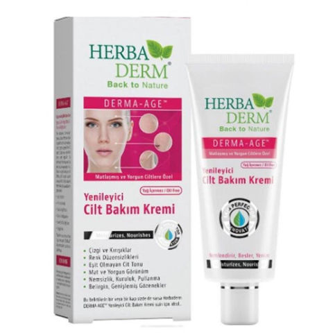 Herba Derm Derma Age Yenileyici Cilt Bakım Kremi 60ml Herba Derm Derma Age Yenileyici Cilt Bakım Kremi 60ml