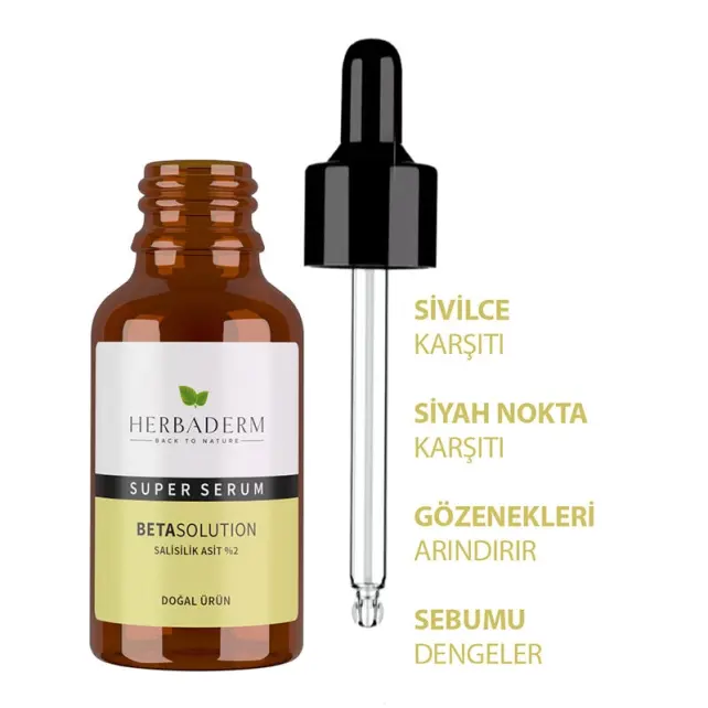 Herbaderm Beta Solution - Arındırıcı Serum 30ml - 3