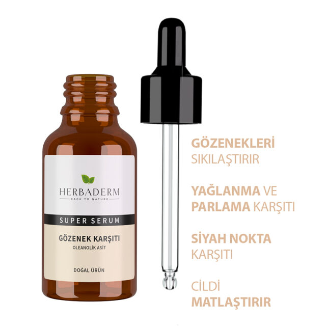 Herbaderm Gözenek Karşıtı Cilt Bakım Serumu 30ml - 4