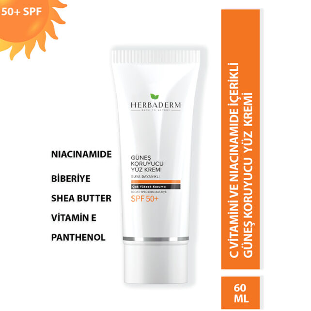 Herbaderm Güneş Koruyucu Yüz Kremi 75ml - 4