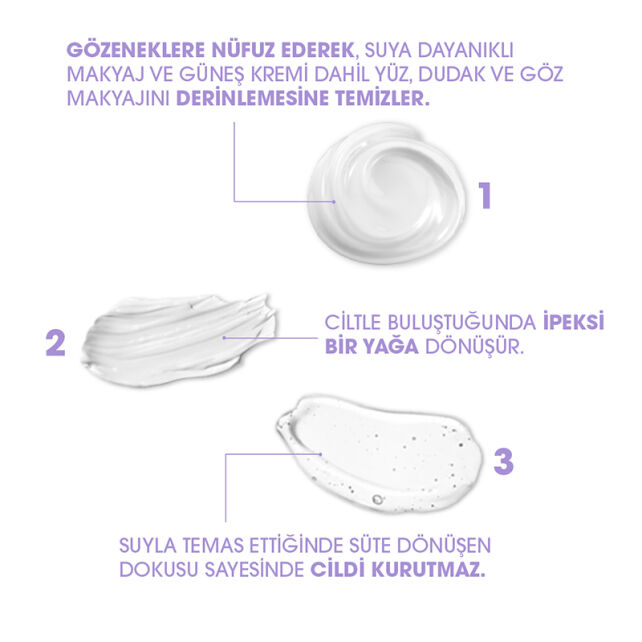 Herbaderm Hello Clean Hyaluronik 3D - Yağ Bazlı Temizleyici Balm 100ml - 3