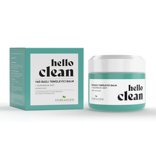 Herbaderm Hello Clean Oleanolik Asit - Yağ Bazlı Temizleyici Balm 100ml - 1