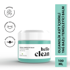 Herbaderm Hello Clean Oleanolik Asit - Yağ Bazlı Temizleyici Balm 100ml - 3