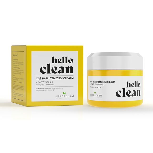Herbaderm Hello Clean Saf C Vitamini - Yağ Bazlı Temizleyici Balm 100ml - 1
