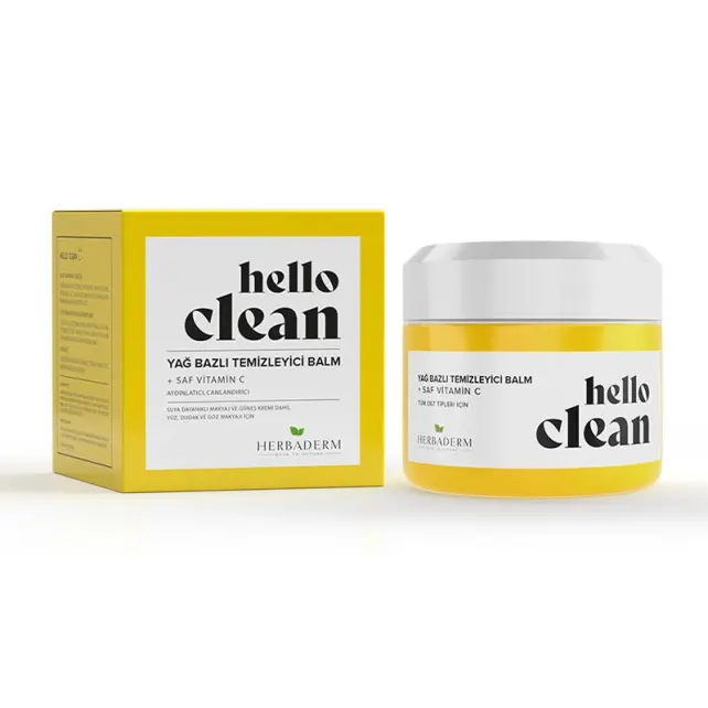 Herbaderm Hello Clean Saf C Vitamini - Yağ Bazlı Temizleyici Balm 100ml - 1