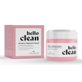 Herbaderm Hello Clean Squalane & Bisabolol - Yağ Bazlı Temizleyici Balm 100ml - Herbaderm