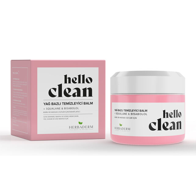 Herbaderm Hello Clean Squalane & Bisabolol - Yağ Bazlı Temizleyici Balm 100ml - 1