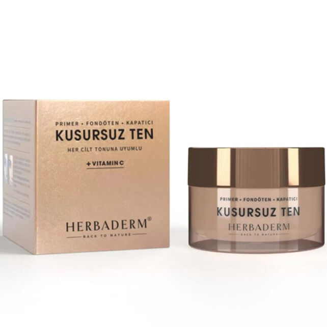 Herbaderm Kusursuz Ten Vitamin C - Fondöten & Kapatıcı 30ml - 2