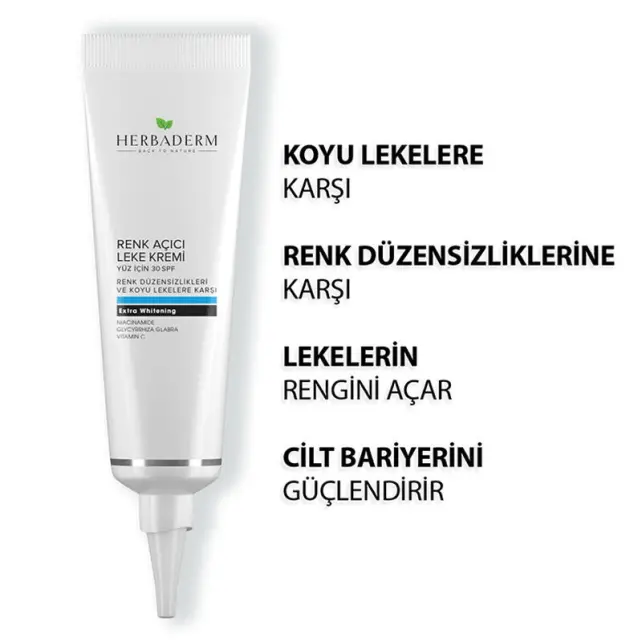 Herbaderm Leke Karşıtı Bakım Kremi 60ml - 2
