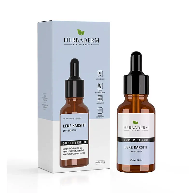 Herbaderm Leke Karşıtı Cilt Bakım Serumu 30ml - 3
