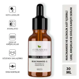 Herbaderm Niacinamide-G - Cilt Bakım Serumu 30ml - 5