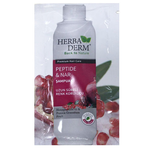 Herbaderm Peptide Nar- Renk Koruyucu Şampuan 10ml Herbaderm Peptide Nar- Renk Koruyucu Şampuan 10ml