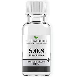 Herbaderm S.O.S - Siyah Nokta Karşıtı Serum 20ml - Herbaderm