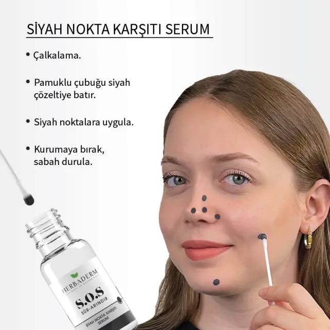Herbaderm S.O.S - Siyah Nokta Karşıtı Serum 20ml - 5
