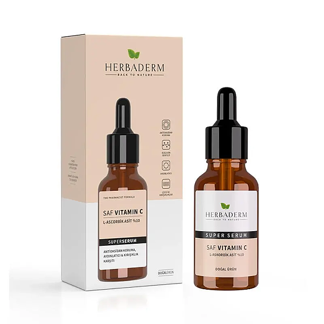 Herbaderm Saf C Vitamin Cilt Bakım Serumu 30ml - 2