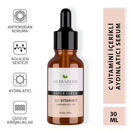 Herbaderm Saf C Vitamin Cilt Bakım Serumu 30ml - 5
