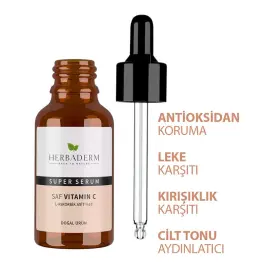 Herbaderm Saf C Vitamin Cilt Bakım Serumu 30ml - 3
