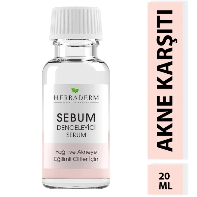 Herbaderm Sebum Dengeleyici Serum 20ml - 3
