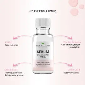 Herbaderm Sebum Dengeleyici Serum 20ml - 4