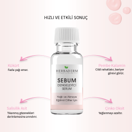 Herbaderm Sebum Dengenleyici Serum 20ml - 4