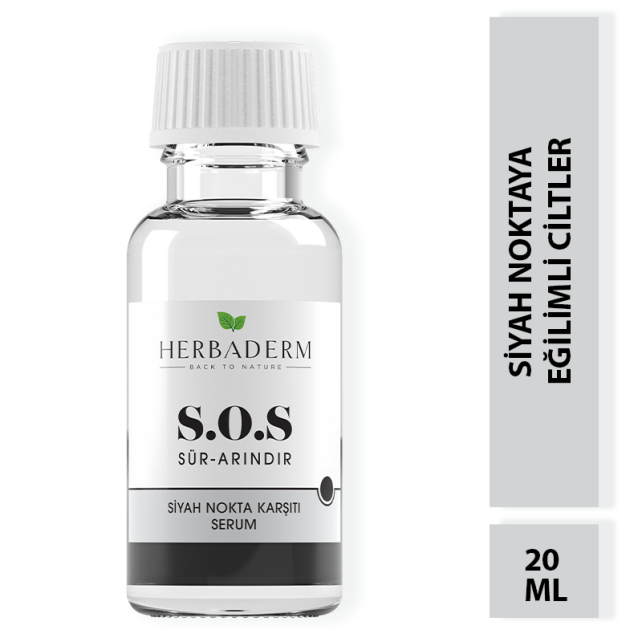 Herbaderm S.O.S S - Siyah Nokta Karşıtı Serum 20ml - 3