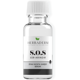 Herbaderm S.O.S S - Siyah Nokta Karşıtı Serum 20ml - Herbaderm
