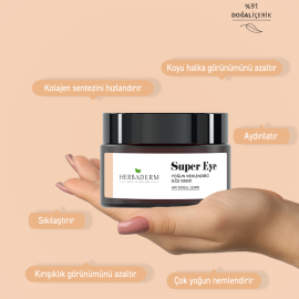 Herbaderm Super Eye - Yoğun Nemlendirici Göz Kremi 20ml - 5