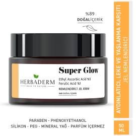 Herbaderm Super Glow - Nemlendirici Jel Krem 50ml - 3