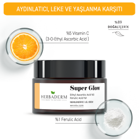 Herbaderm Super Glow - Nemlendirici Jel Krem 50ml - 4