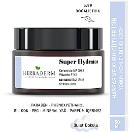 Herbaderm Super Hydrator Nemlendirici Krem 50ml - 3
