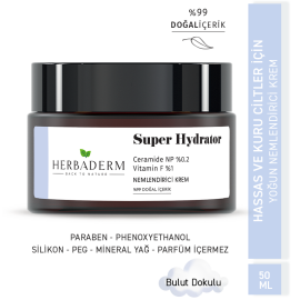 Herbaderm Super Hydrator Nemlendirici Krem 50ml - 3