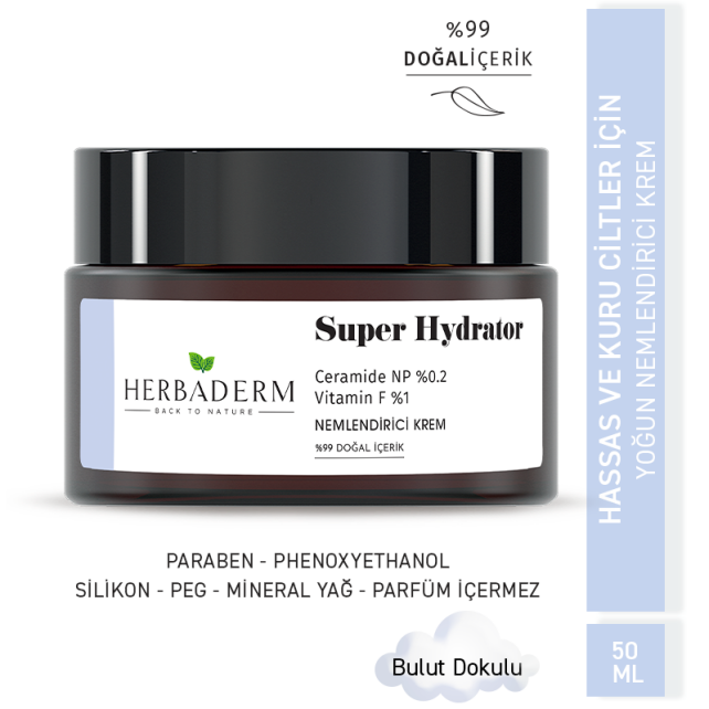 Herbaderm Super Hydrator Nemlendirici Krem 50ml - 3