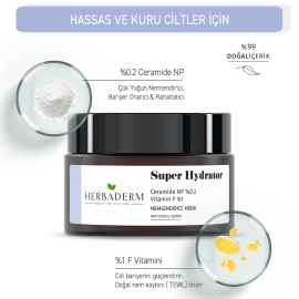 Herbaderm Super Hydrator Nemlendirici Krem 50ml - 4