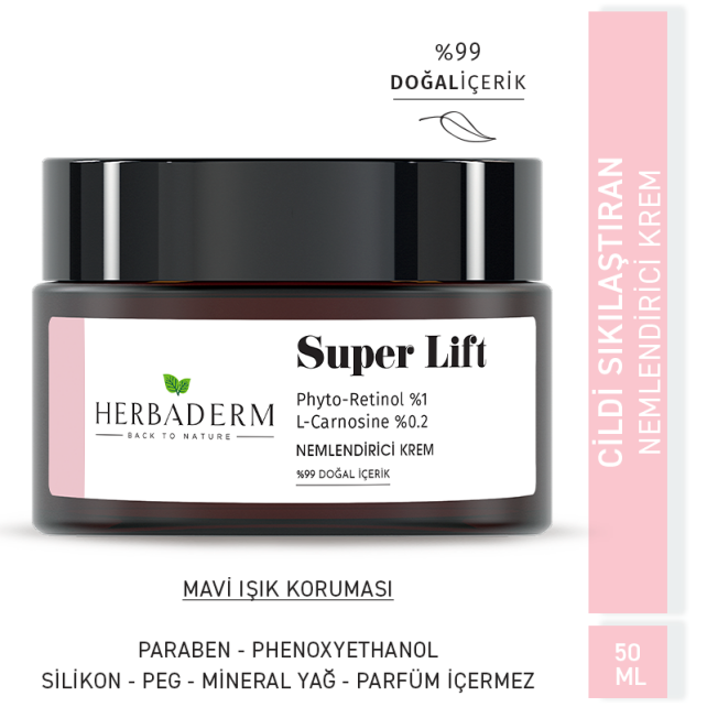 Herbaderm Super Lift - Nemlendirici Krem 50ml - 3