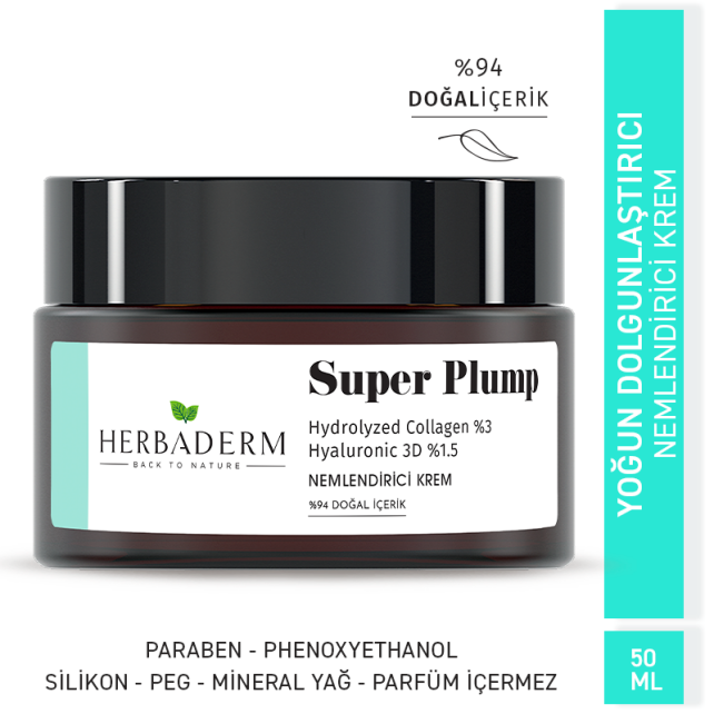 Herbaderm Super Plump - Nemlendirici Krem 50ml - 3
