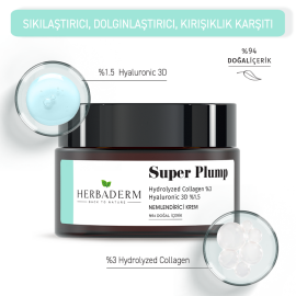 Herbaderm Super Plump - Nemlendirici Krem 50ml - 4