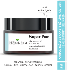 Herbaderm Super Pure Nemlendirici Jel Krem 50ml - 3