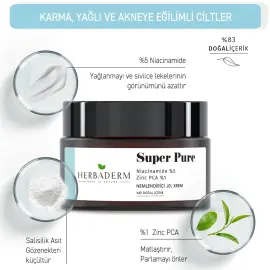 Herbaderm Super Pure Nemlendirici Jel Krem 50ml - 4