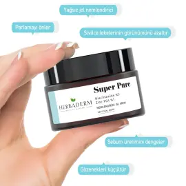 Herbaderm Super Pure Nemlendirici Jel Krem 50ml - 5