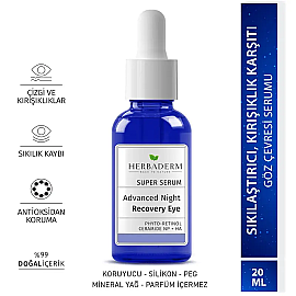 Herbaderm Super Serum Advanced Night Recovery Eye - Göz Çevresi Gece Serumu 20ml - 2