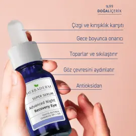 Herbaderm Super Serum Advanced Night Recovery Eye - Göz Çevresi Gece Serumu 20ml - 5