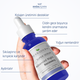 Herbaderm Super Serum Advanced Night Recovery - Onarıcı Etkili Gece Serumu 30ml - 4