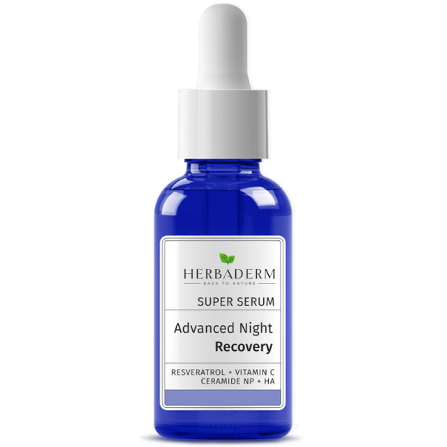 Herbaderm Super Serum Advanced Night Recovery - Onarıcı Etkili Gece Serumu 30ml - 1